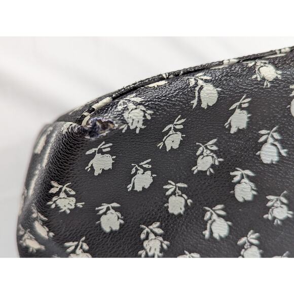 Coach Crosby Carryall Satchel in Floral Printed Crossgrain Leather - Picture 9 of 12